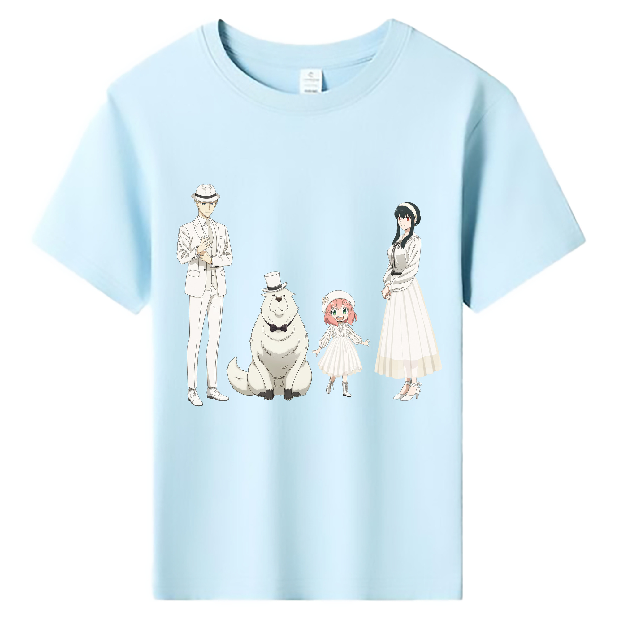 （画像用） SPY×FAMILY间谍家家酒 綿100％キッズTシャツ（フロントプリント）